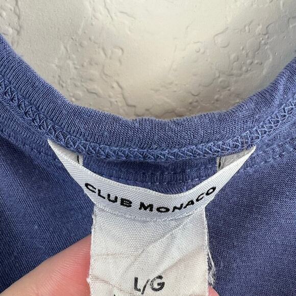 Club Monaco Lyocell Tricia Drapey Dolman Flowy Tank Size Large Casual Lounge - Picture 3 of 5